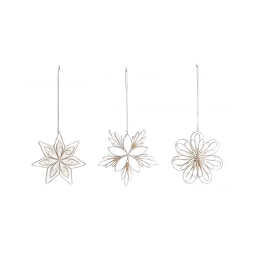 Star mix 圣诞装饰 三件套装 - White - Watt & Veke