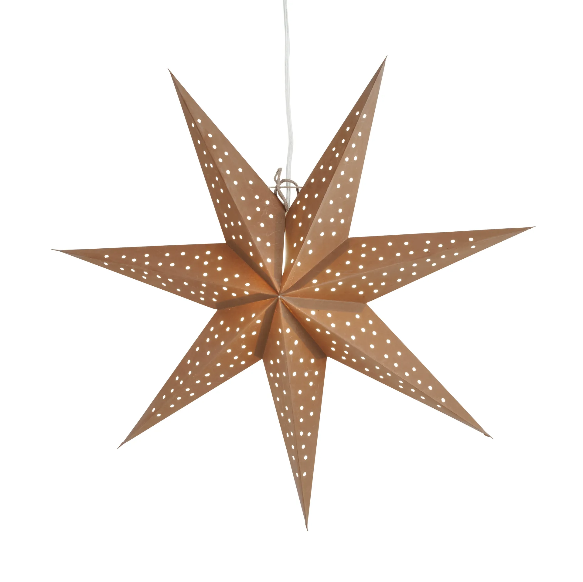 Stella advent star mocca, Ø60 cm Watt & Veke