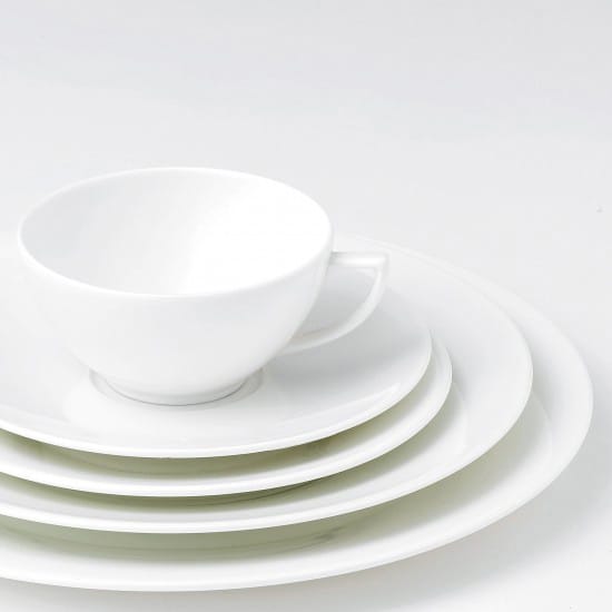 White Strata 盘子, Ø 27 cm Wedgwood