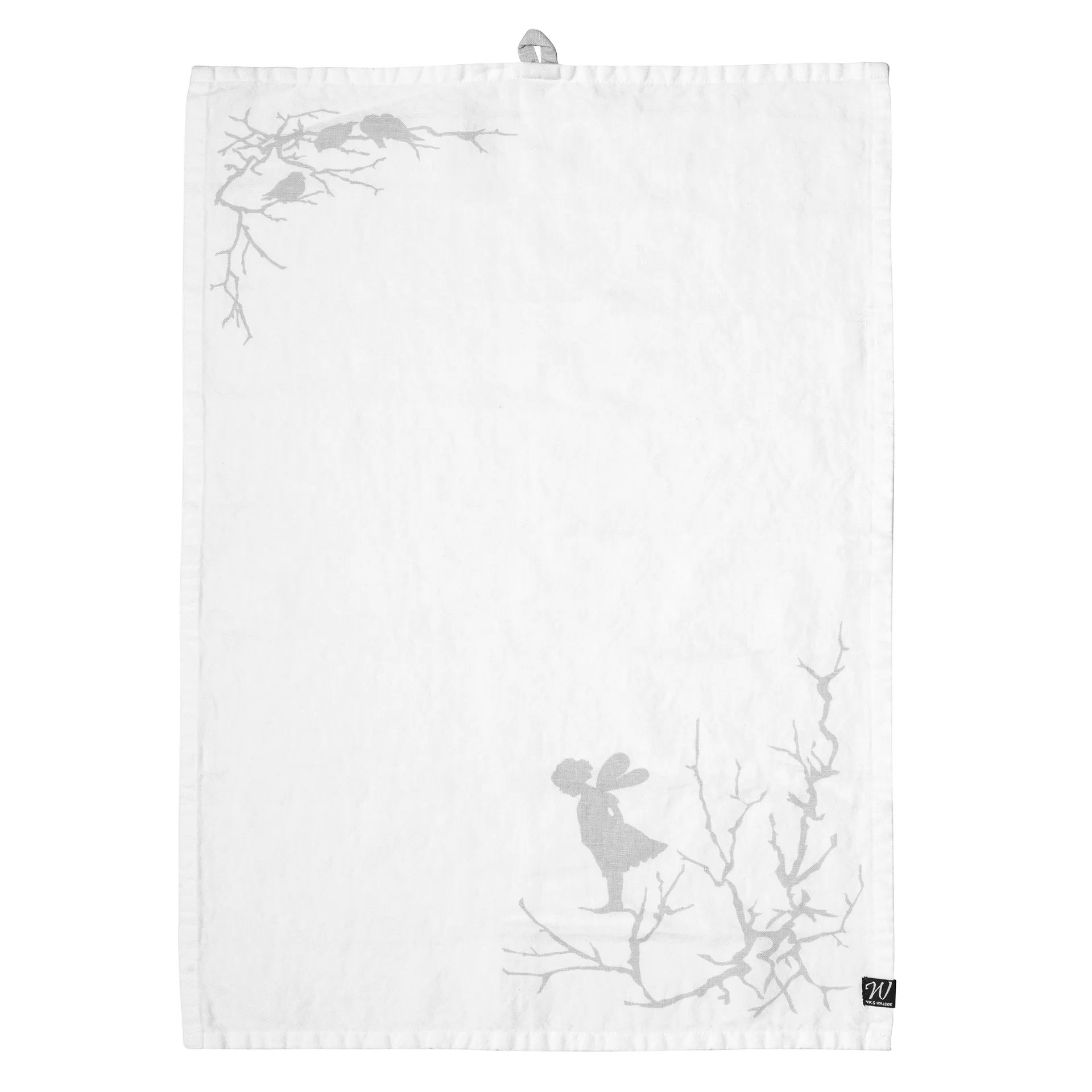 Alv 厨房巾  47x70 cm, 白色 Wik & Walsøe