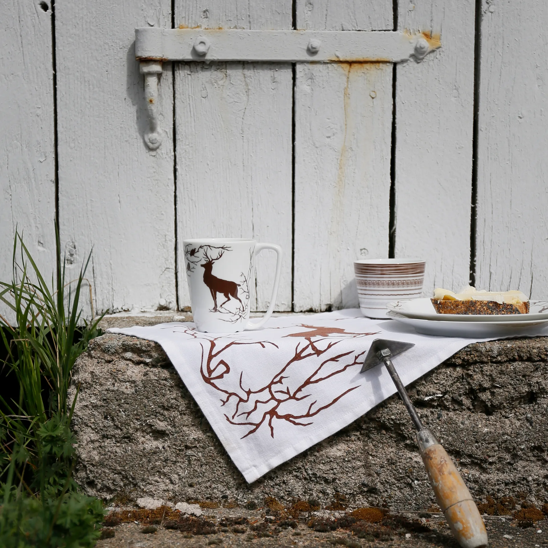 Alveskog 餐垫  33x47 cm, 白色 Wik & Walsøe