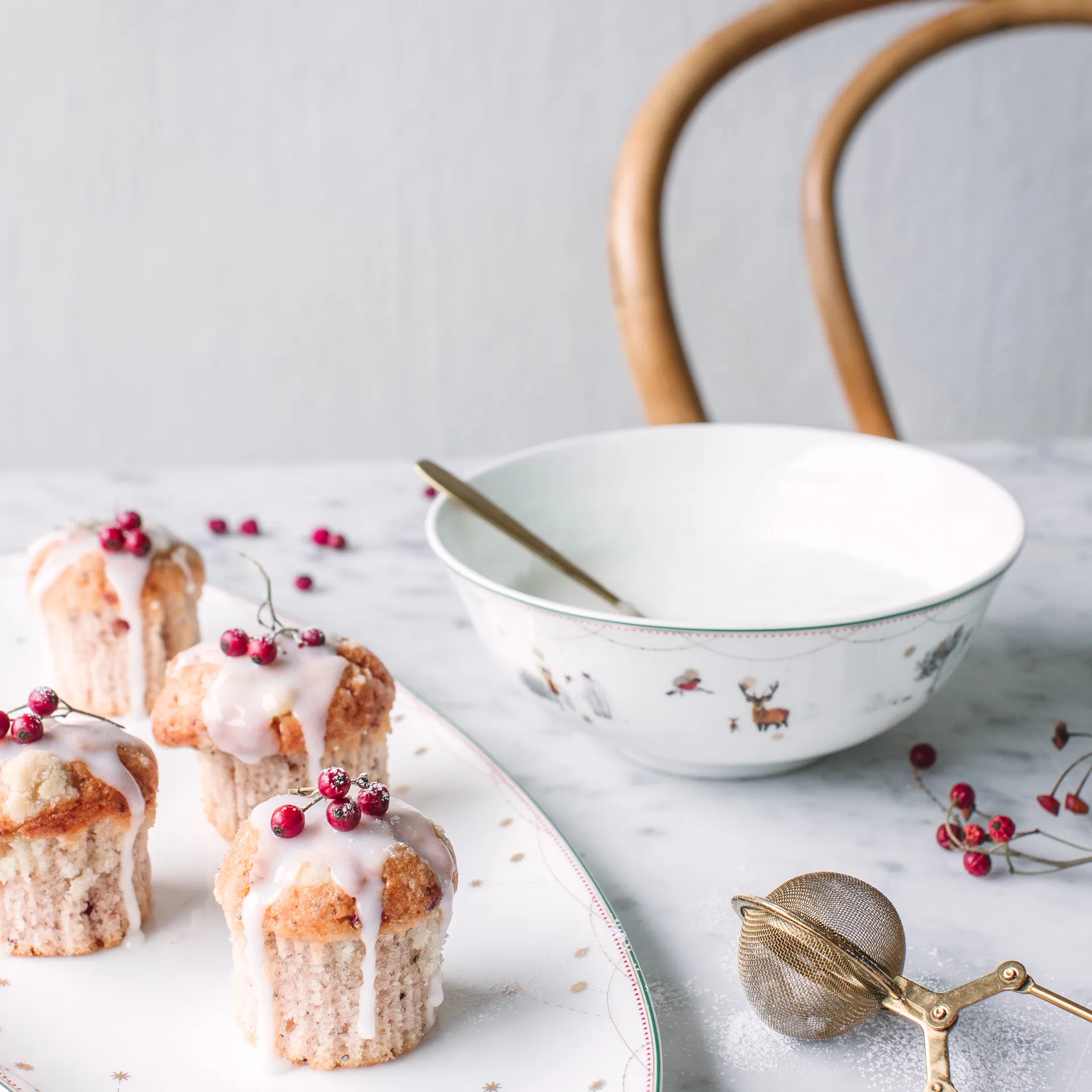 Julemorgen 碗  , 17 cm Wik & Walsøe