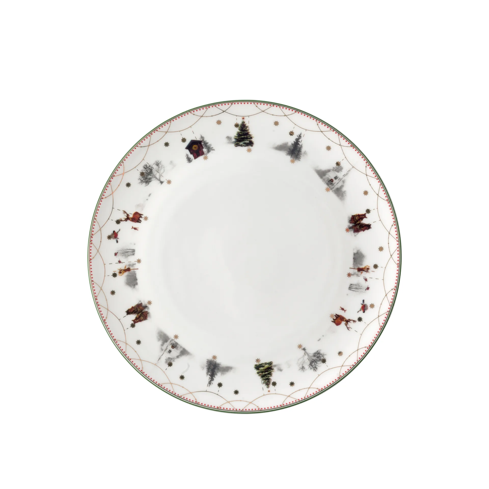 Julemorgen餐盘, Ø20cm Wik & Walsøe