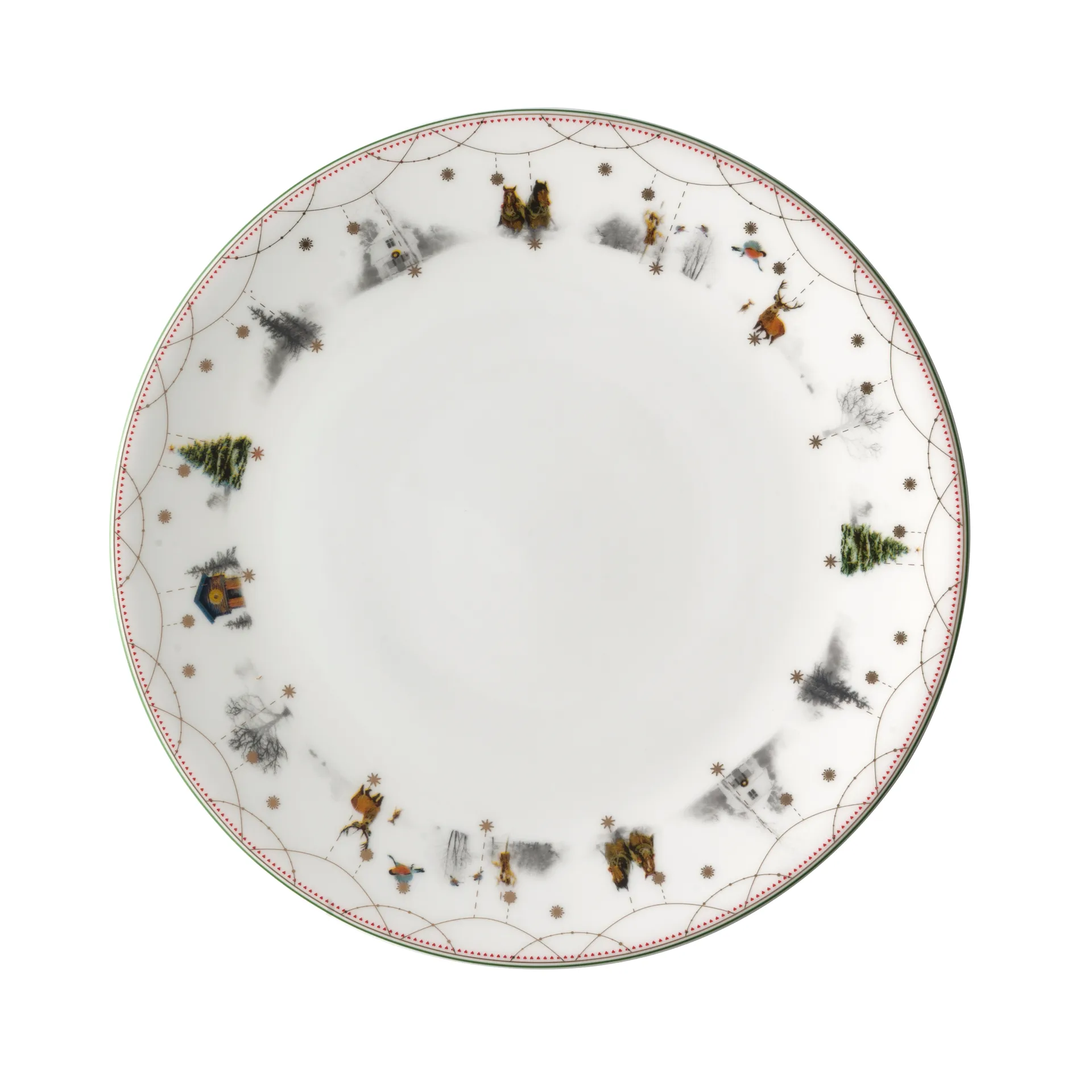 Julemorgen餐盘, Ø28cm Wik & Walsøe