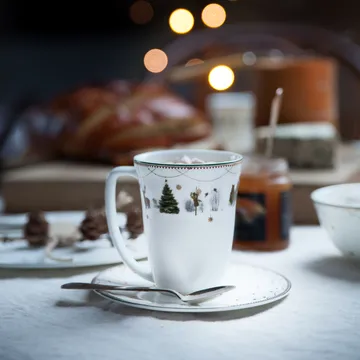 Julemorgen 杯子 300ml 两件套装 - 白色 - Wik & Walsøe