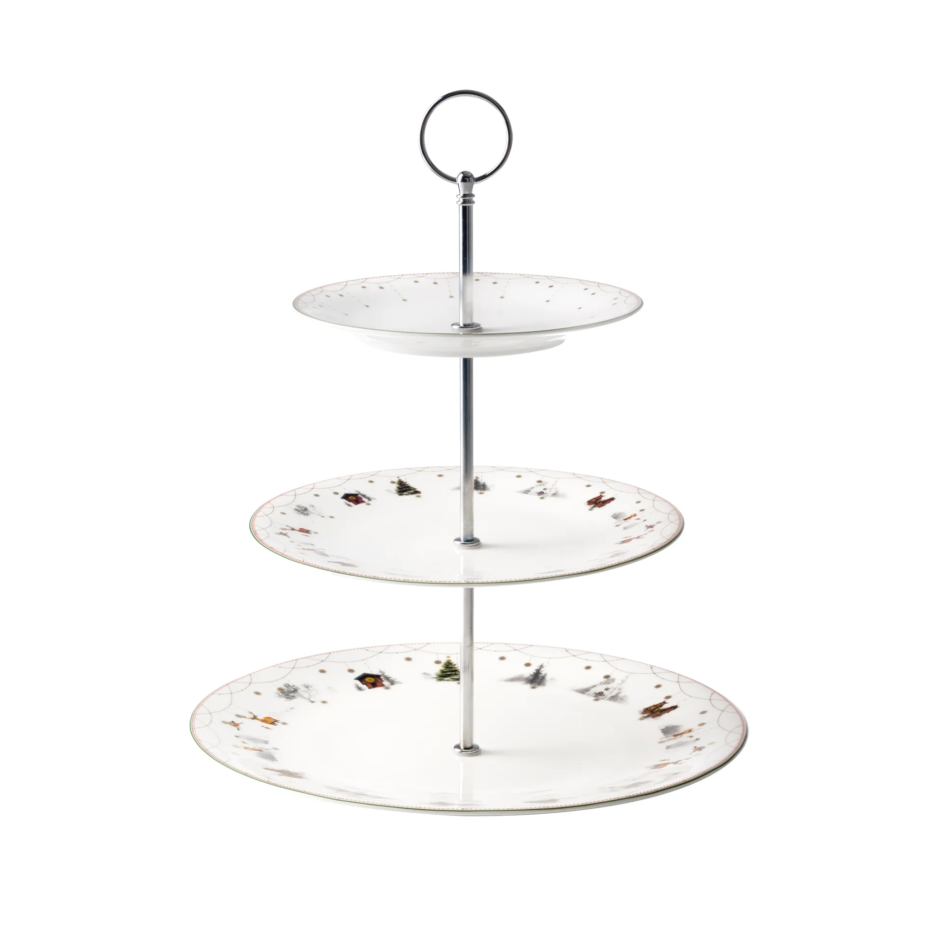 Julemorgen cake stand, 白色 Wik & Walsøe