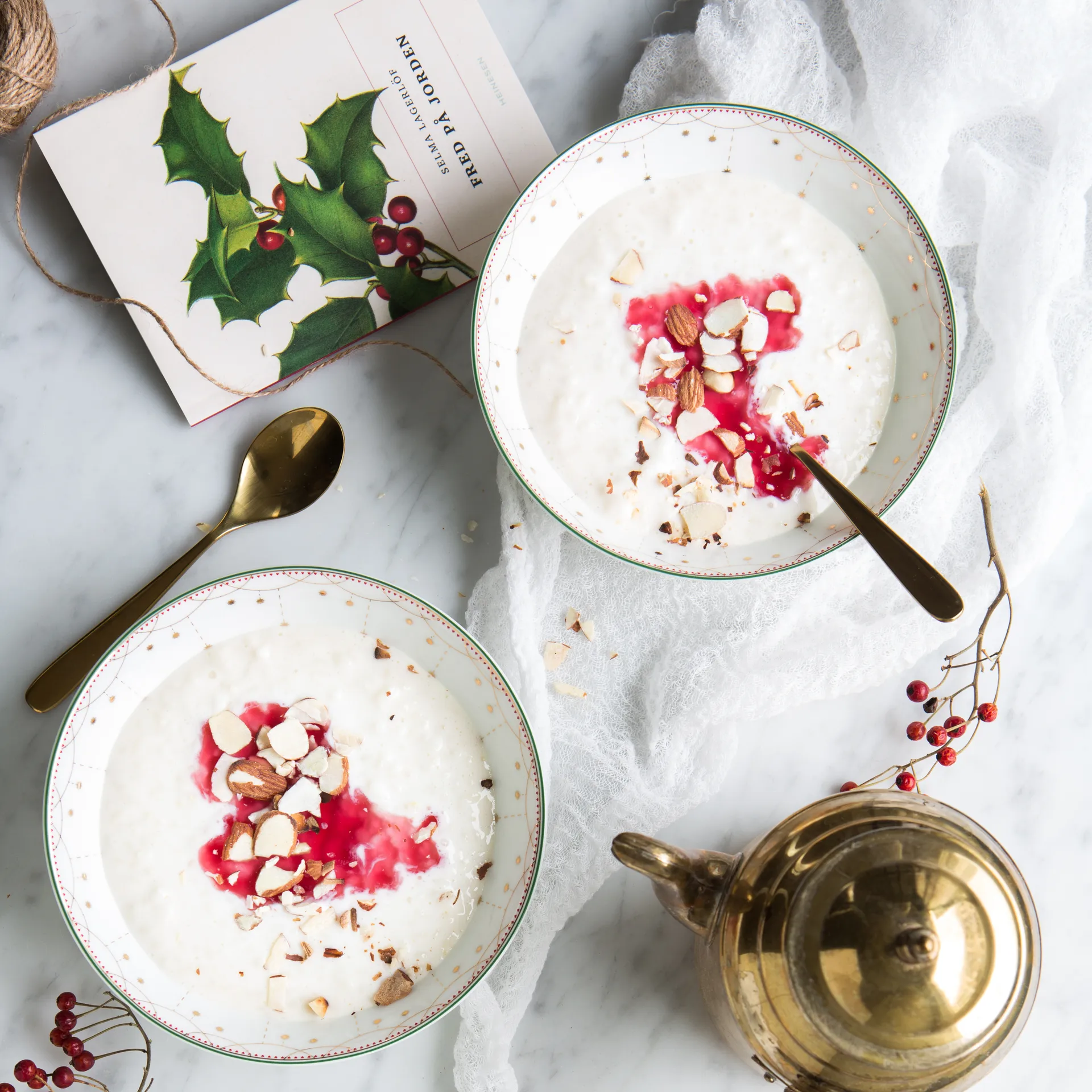 Julemorgen deep  盘子, 16 cm Wik & Walsøe