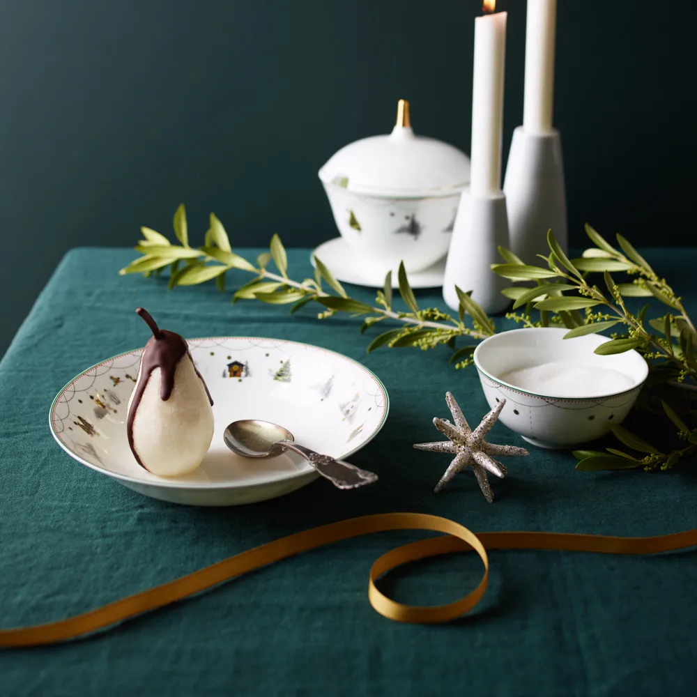 Julemorgen deep  盘子, 20cm Wik & Walsøe