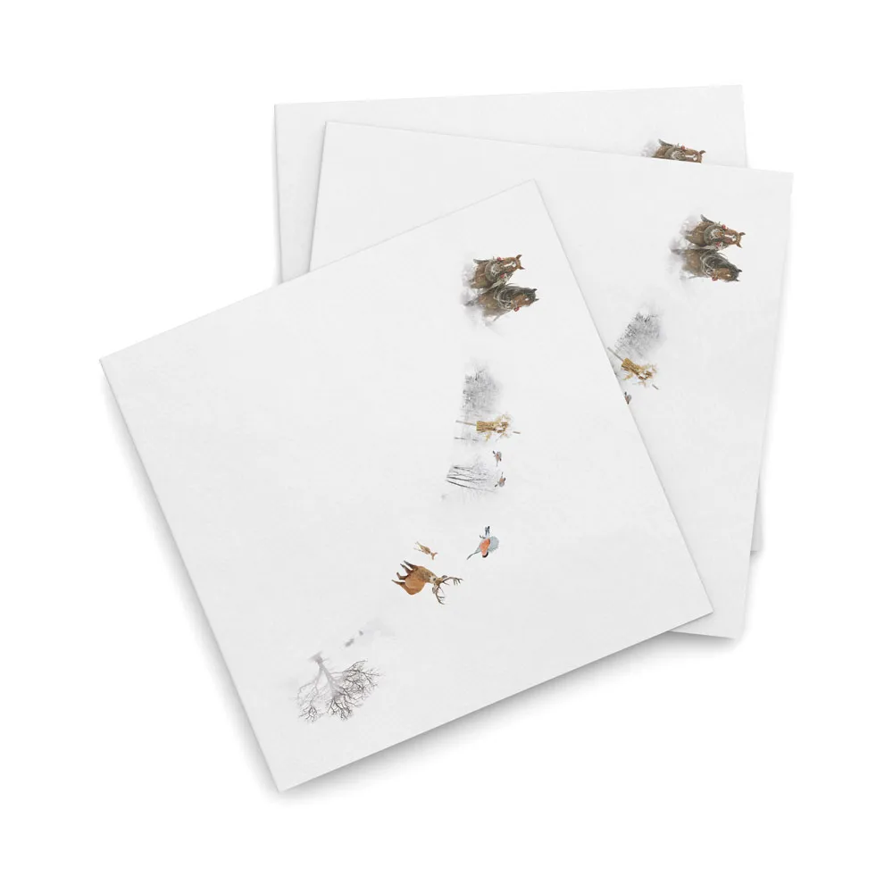 Julemorgen napkin 40x40 cm 20-pack, Story Wik & Walsøe