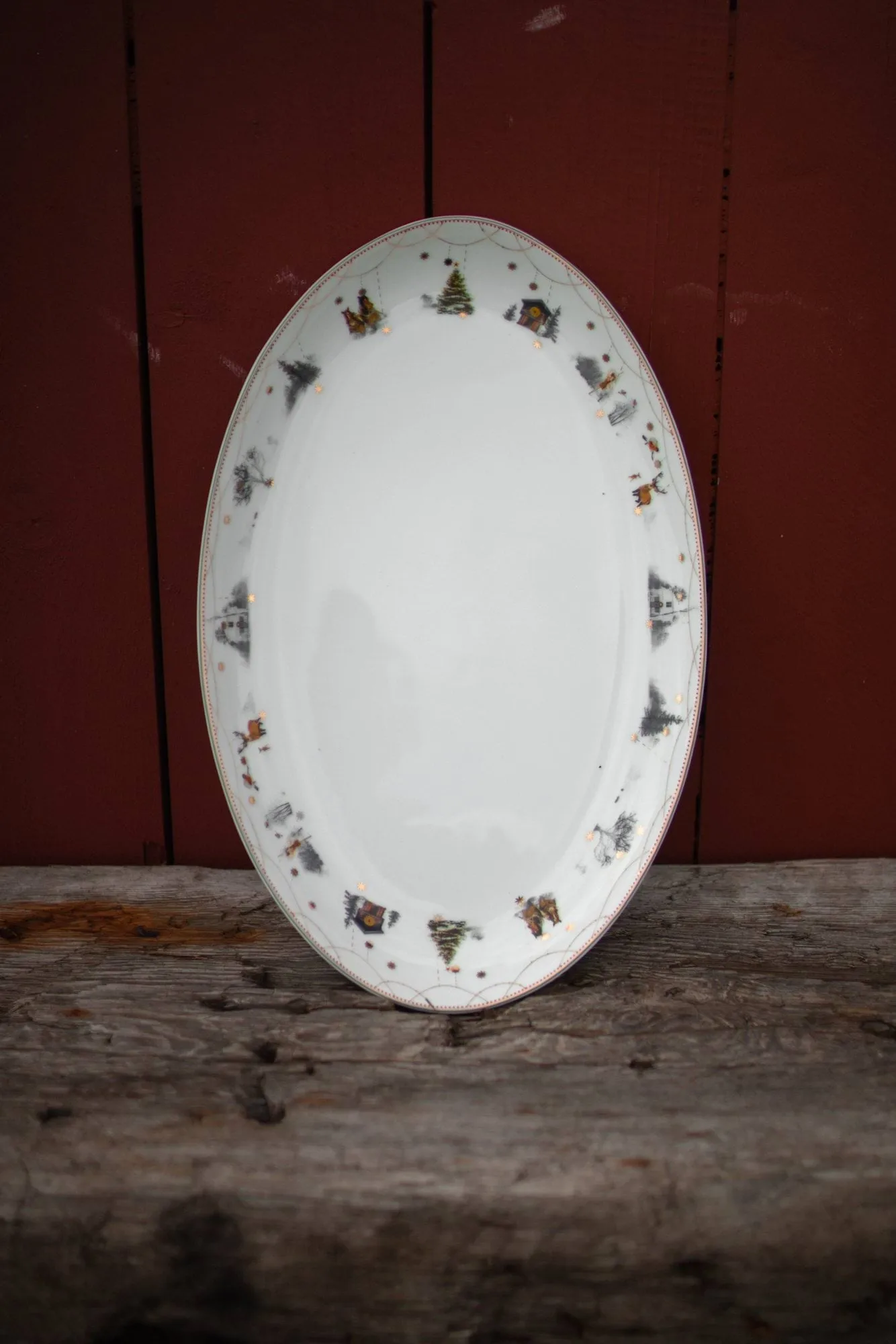 Julemorgen Story 椭圆盘, 39 cm Wik & Walsøe