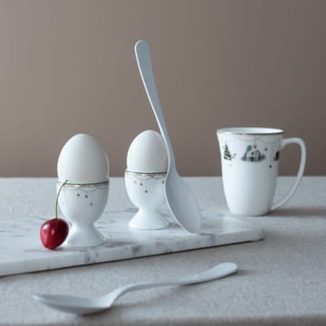 Julemorgen 蛋杯 两件套装 - 白色 - Wik & Walsøe