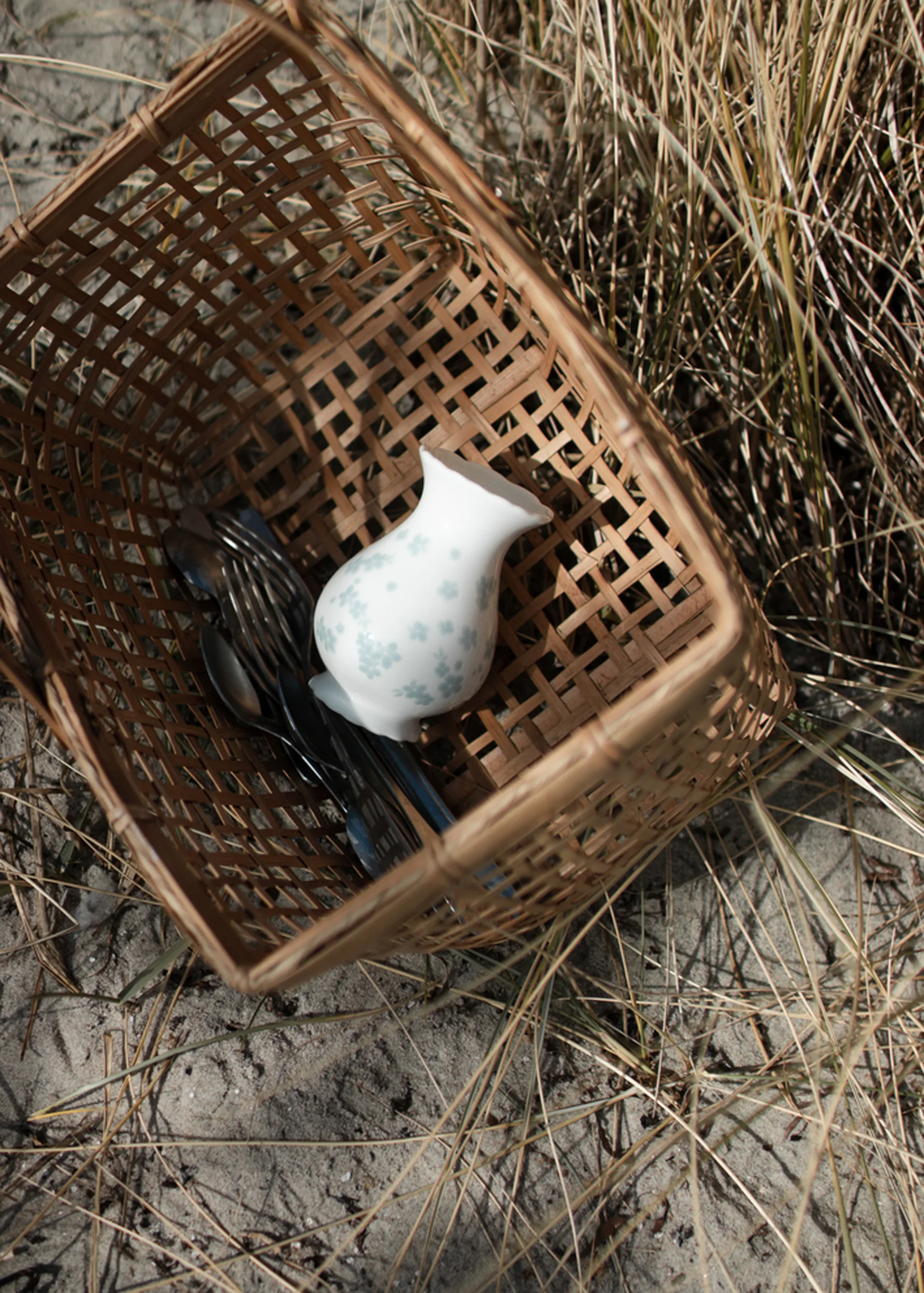 Slåpeblom 花瓶 12 cm, 蓝色 Wik & Walsøe