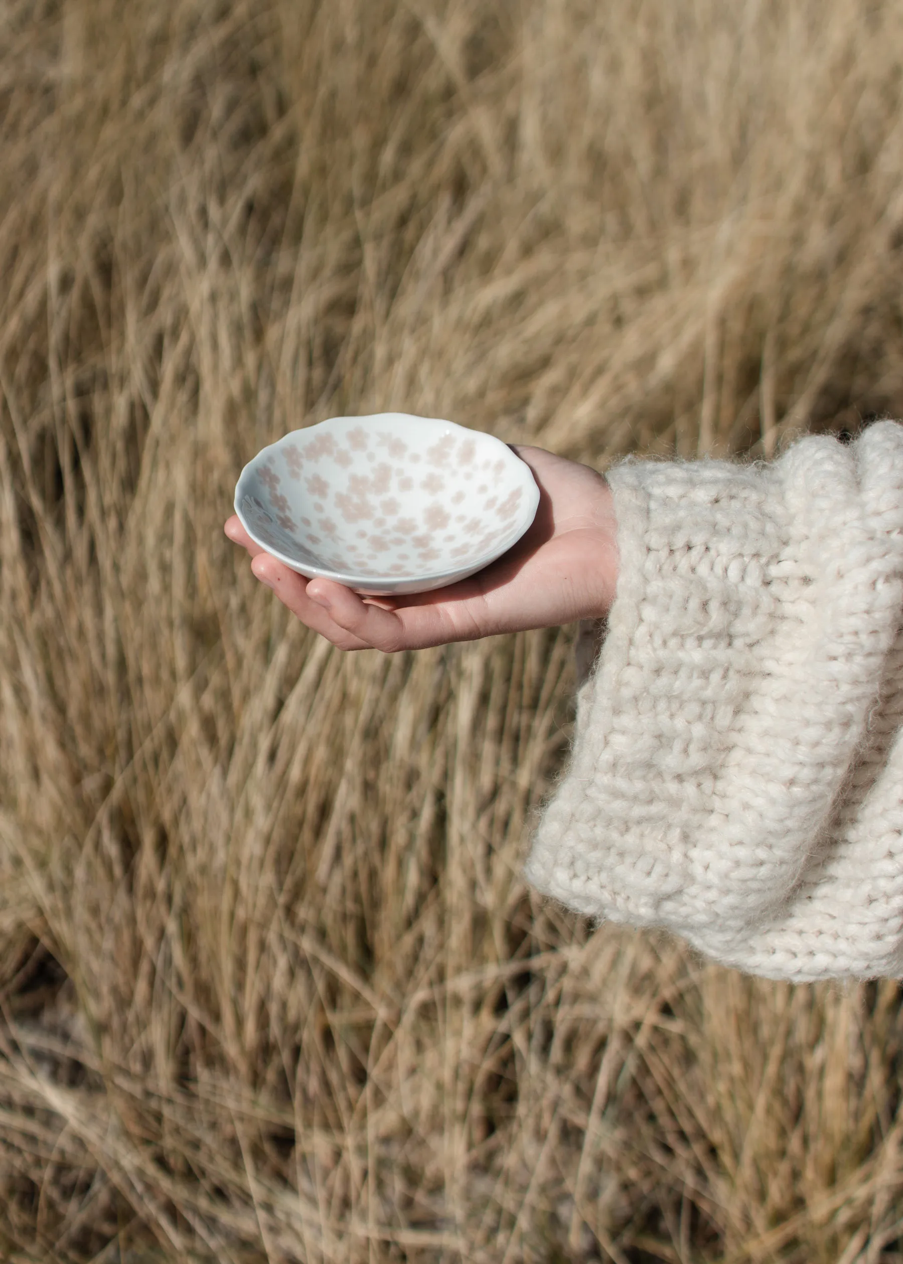 Slåpeblom 碗 Ø12cm, 粉色 Wik & Walsøe