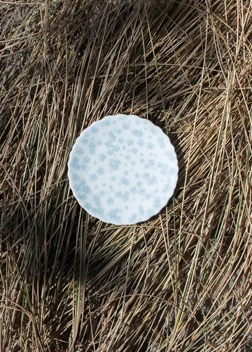 Slåpeblom 盘 Ø13cm - 蓝色 - Wik & Walsøe