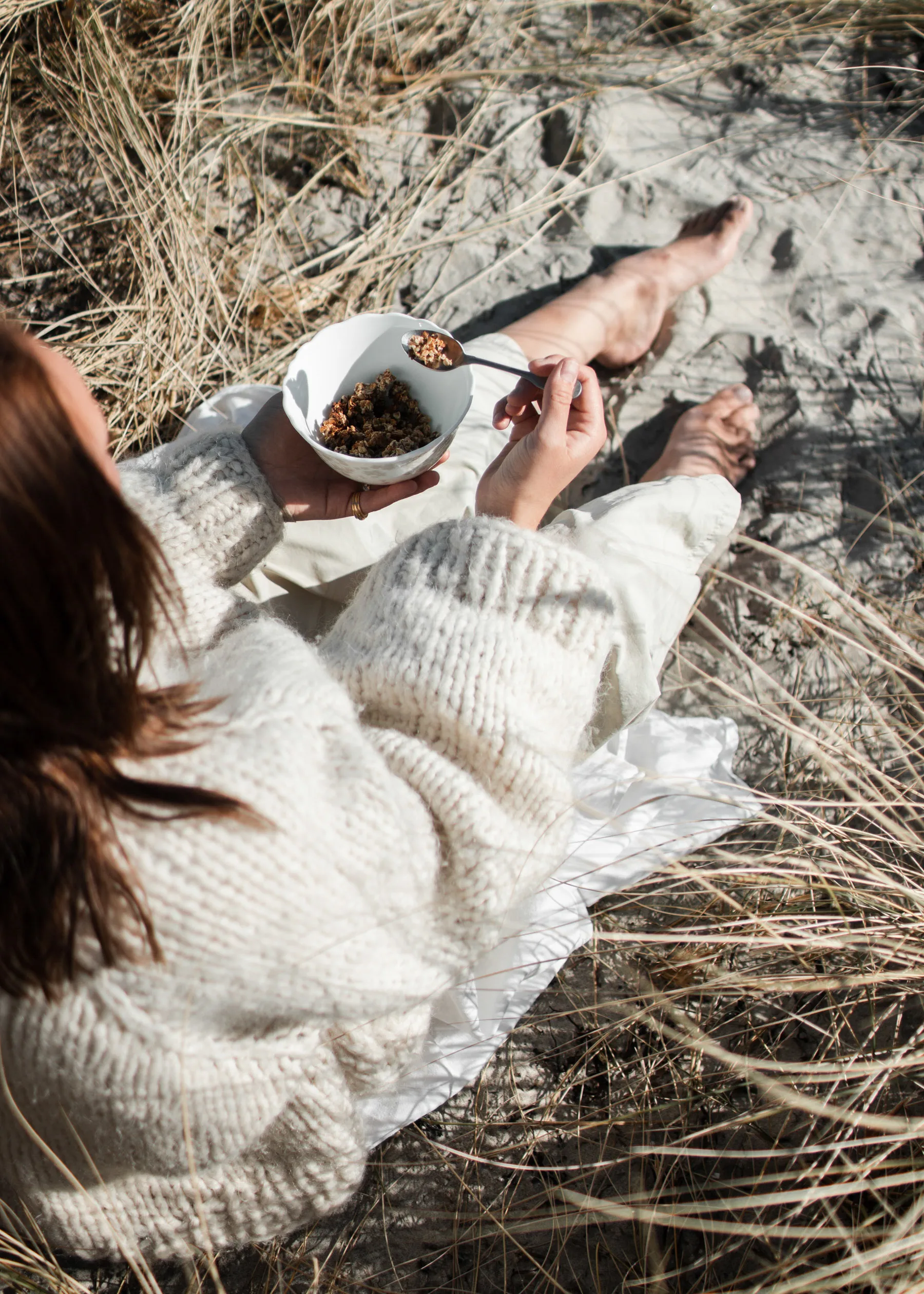 Slåpeblom 碗 Ø14 cm, 灰色 Wik & Walsøe