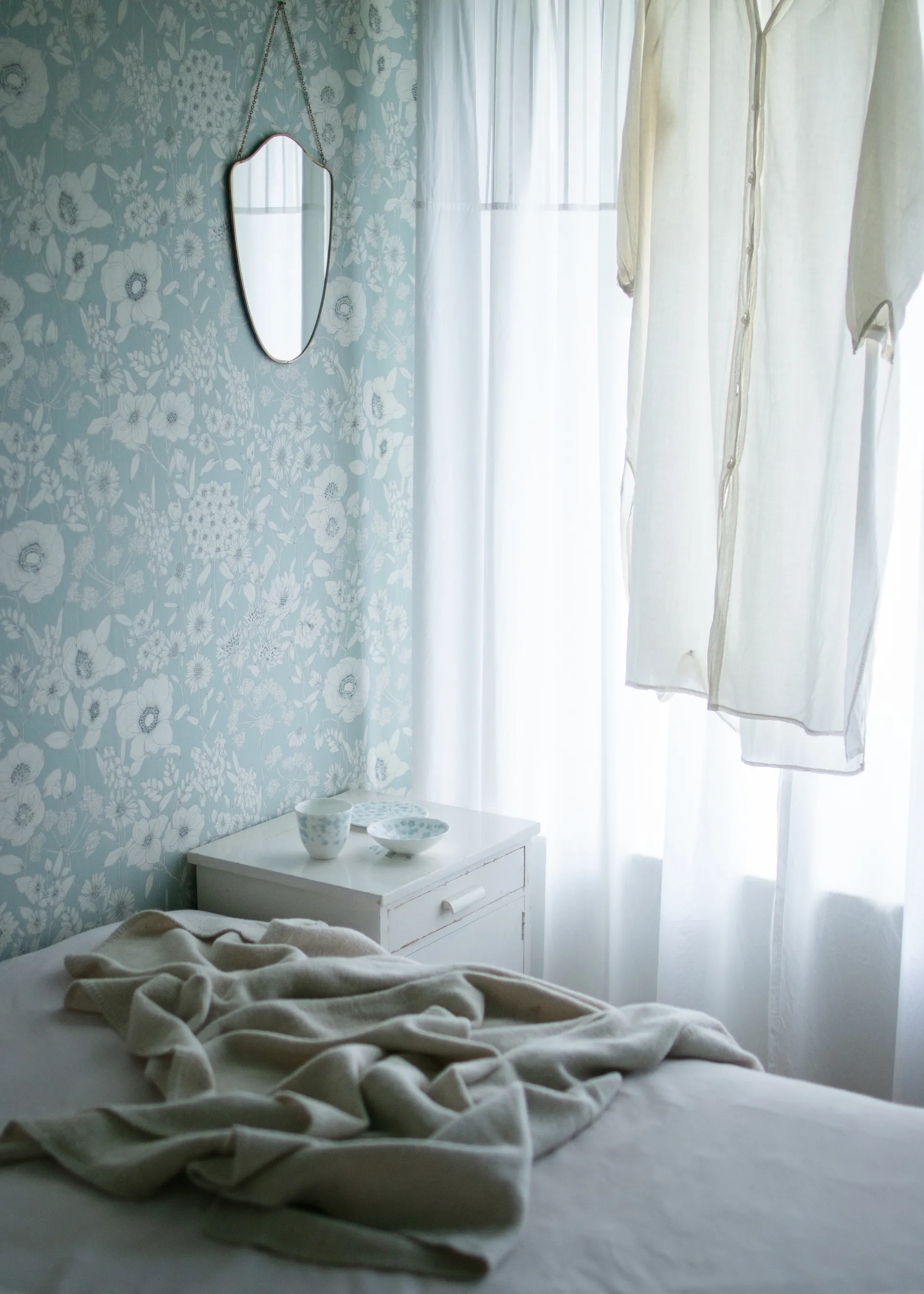 Slåpeblom 杯子 20 cl 两件套装, 蓝色 Wik & Walsøe