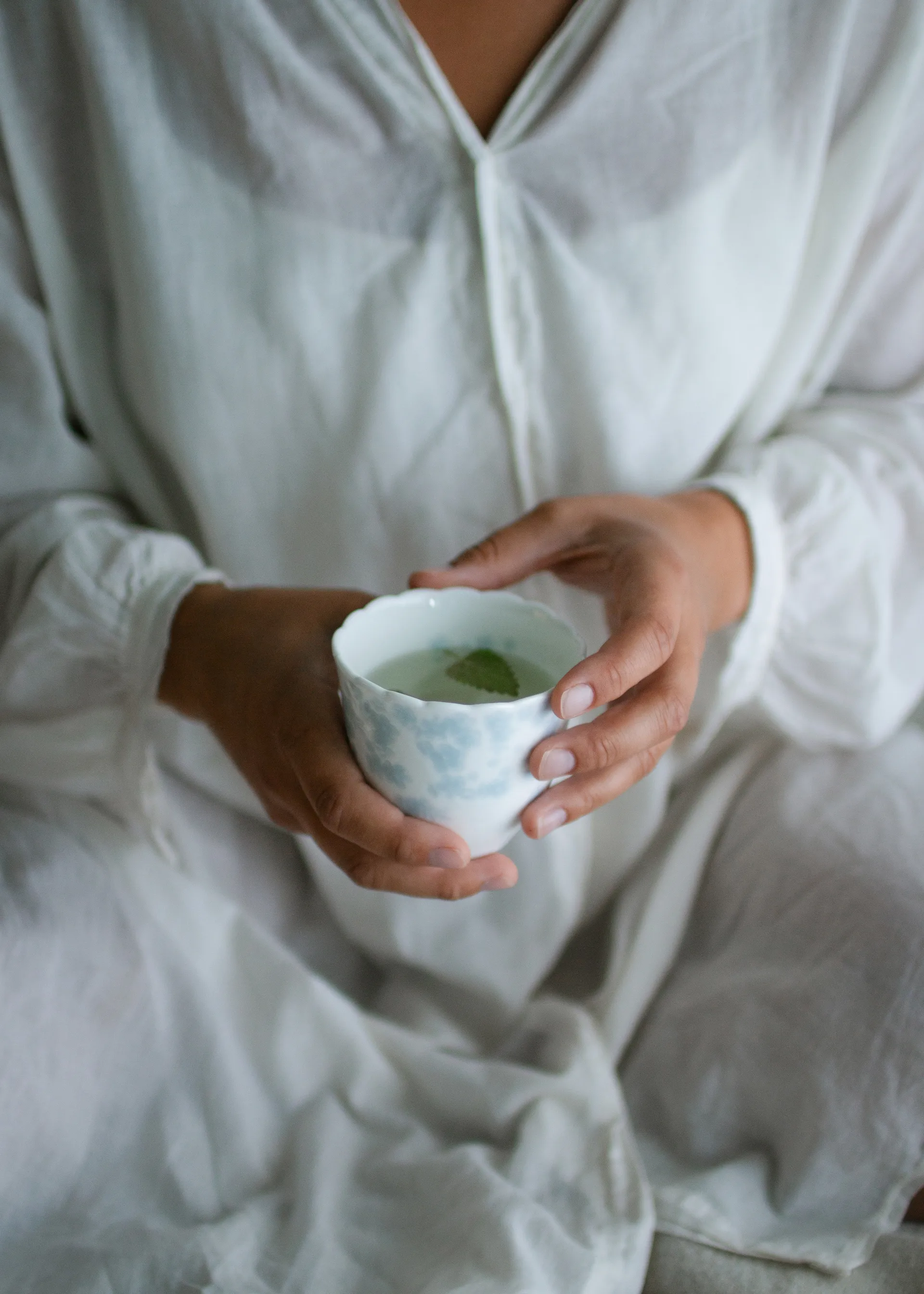 Slåpeblom 杯子 20 cl 两件套装, 蓝色 Wik & Walsøe