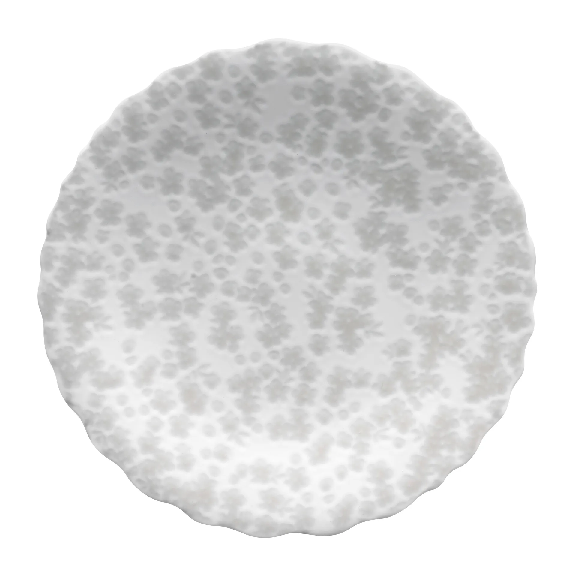 Slåpeblom 盘子 Ø21 cm, 灰色 Wik & Walsøe