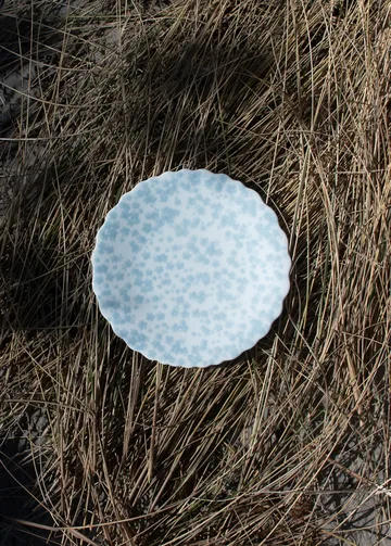 Slåpeblom 盘 Ø21cm - 蓝色 - Wik & Walsøe