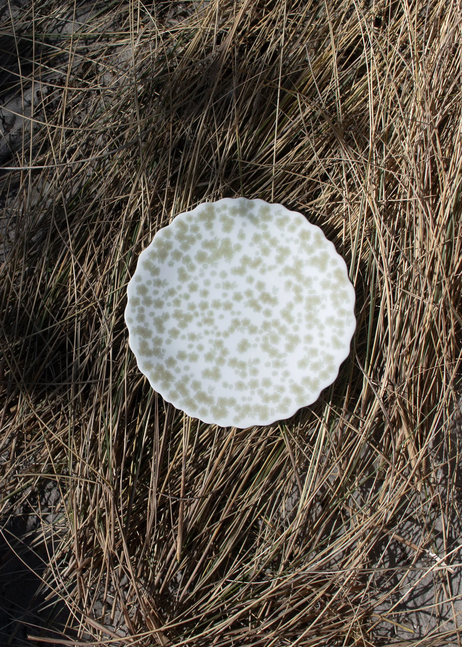 Slåpeblom 盘 Ø21cm, 绿色 Wik & Walsøe