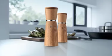 Ceramill Nature 盐胡椒研磨器套装 - 橡木 - WMF