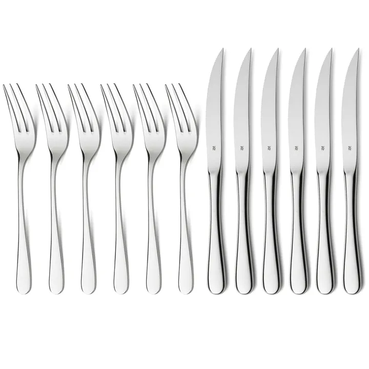 Geschenkidee烧烤餐具 12件套 - 不锈钢 - WMF