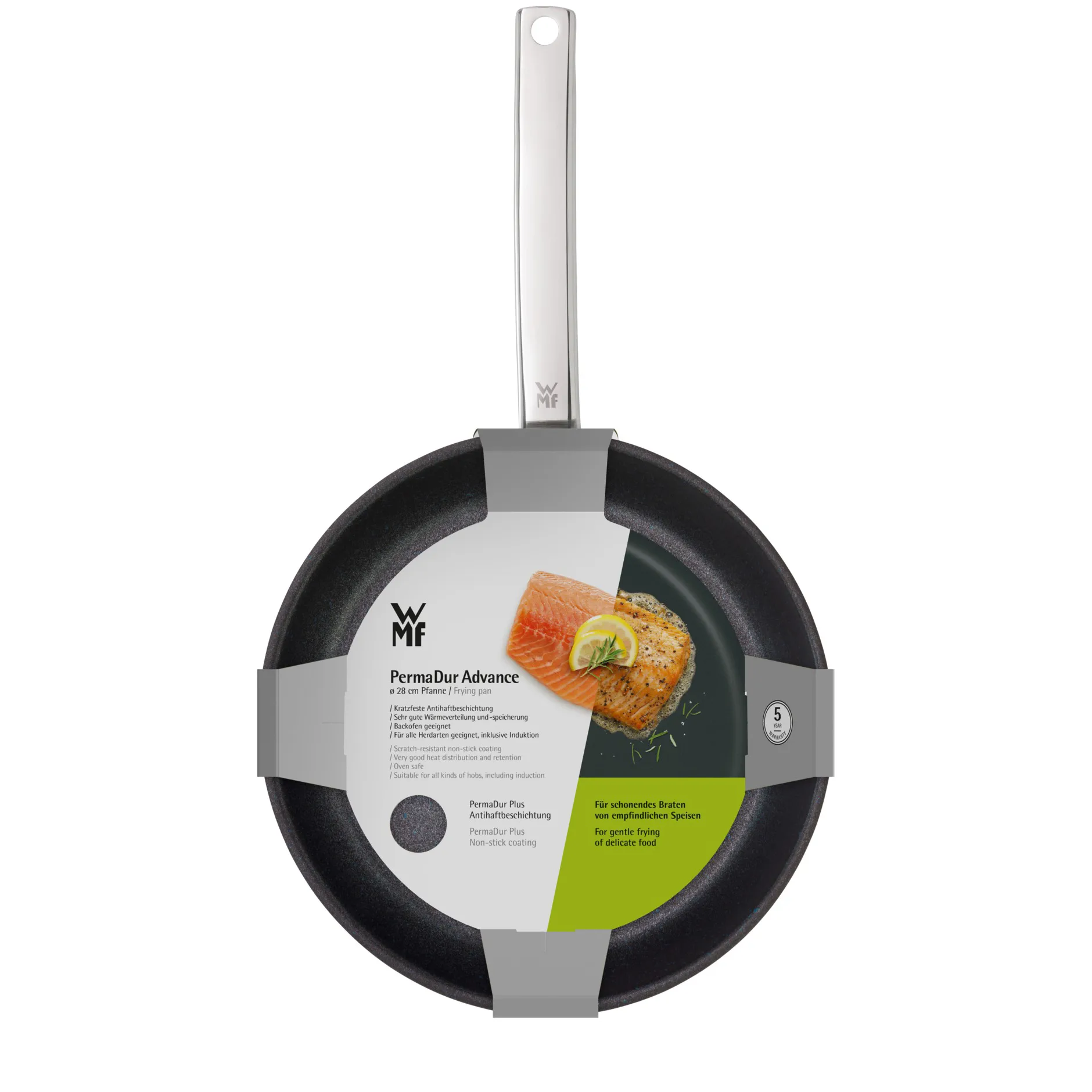 PermaDur Advance frying pan 28 cm, 不锈钢 WMF