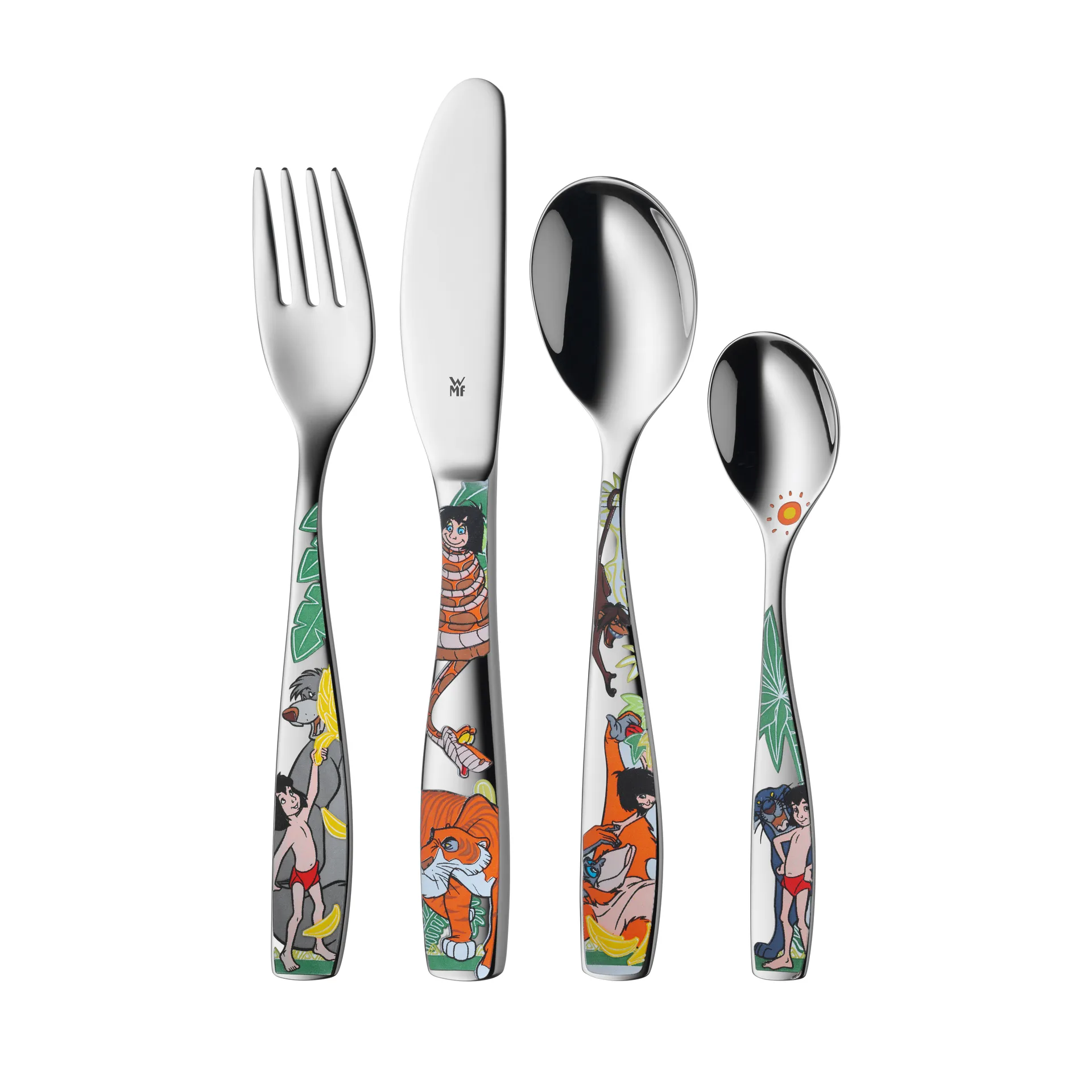 WMF children's 餐具 cutlery 4 pieces, Jungle Book WMF