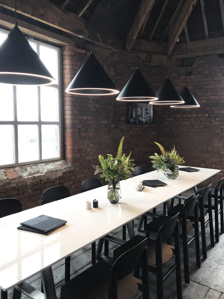 Annular 吊灯 大, 黑色 Woud