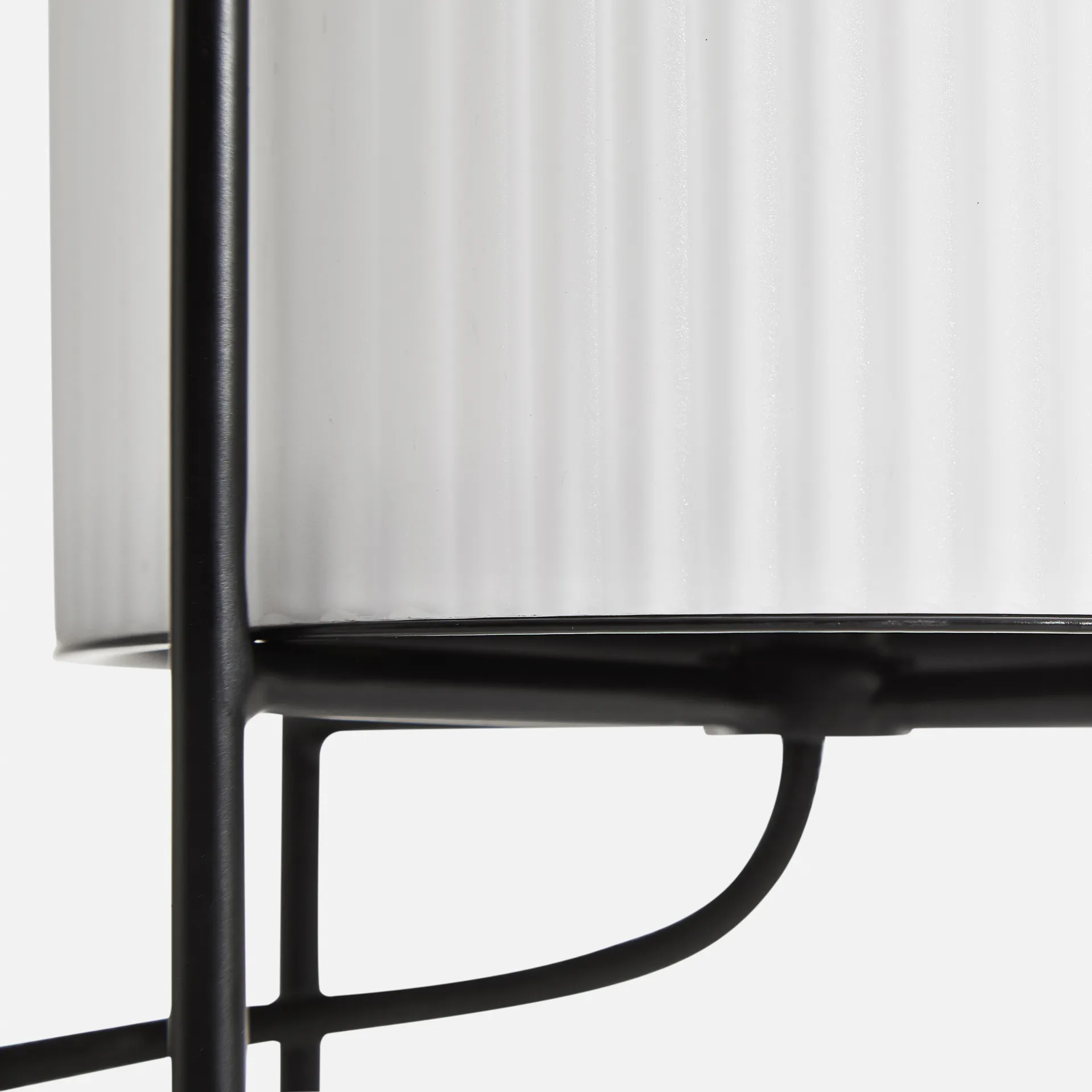 Ghost 台灯/落地灯, 黑色-白色 乳白色玻璃 Woud