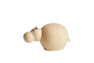 Hibo 木质河马 装饰摆件 - 中号 - Woud