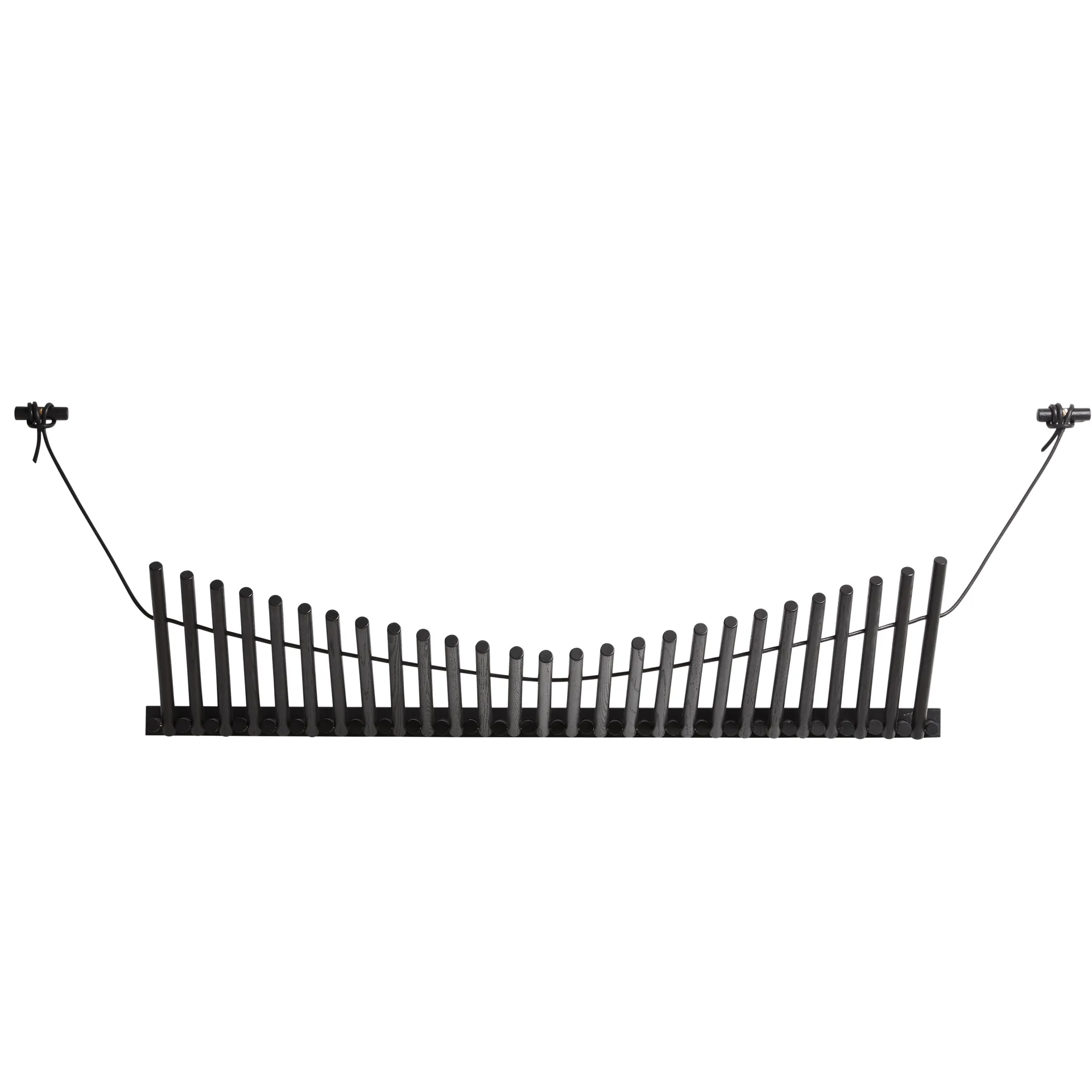 Knaegt 多功能衣架/置物架, 黑橡木 Woud