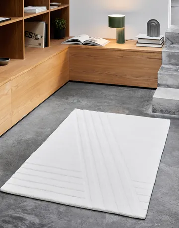 Kyoto地毯米白色 - 90x140cm - Woud