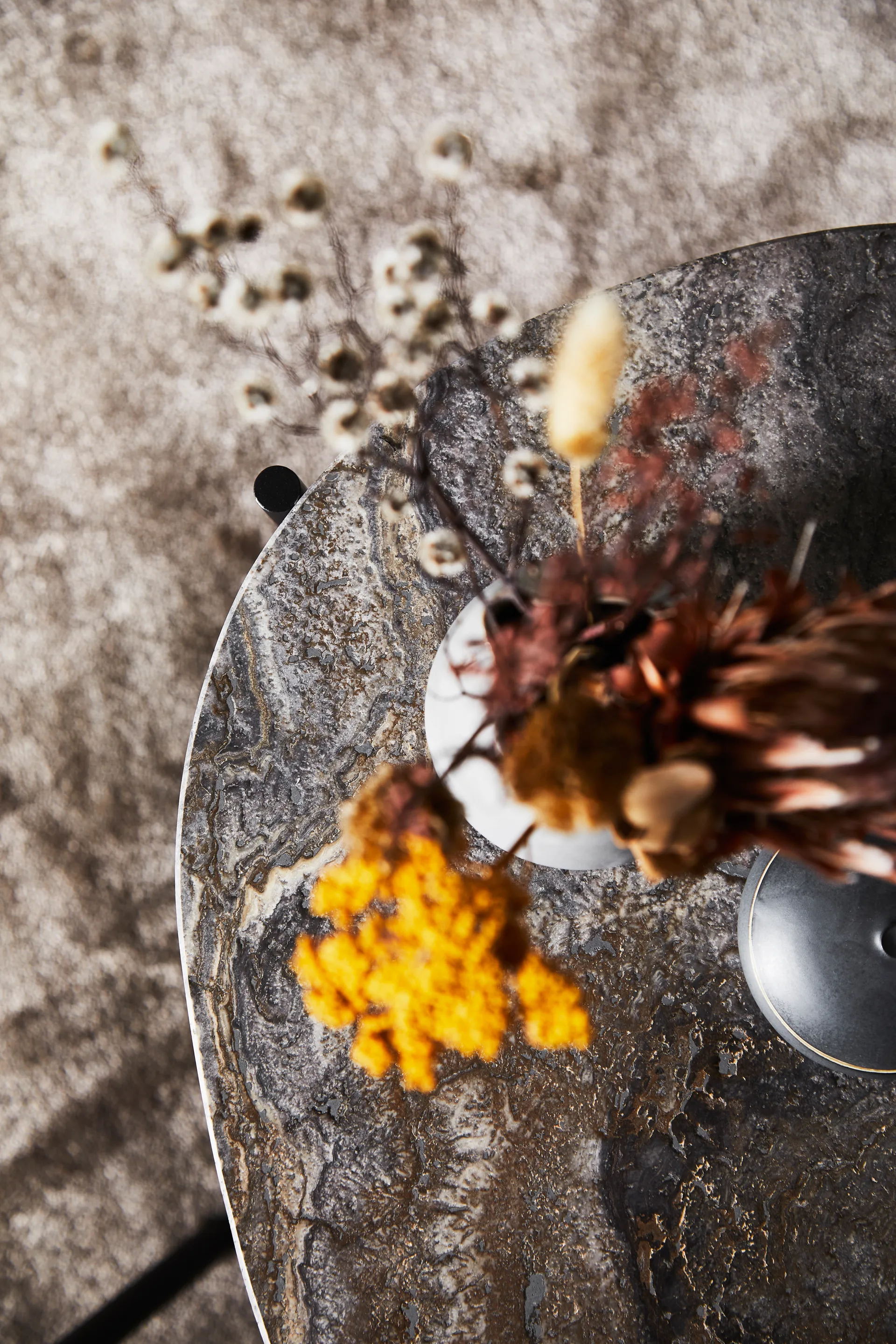 La Terra 茶几/边桌 中号, 灰色纹路 Woud