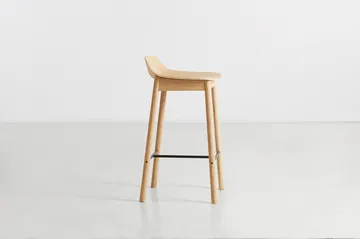 Mono 吧凳65cm - 白色涂漆橡木 - Woud