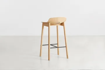 Mono 吧凳65cm - 白色涂漆橡木 - Woud