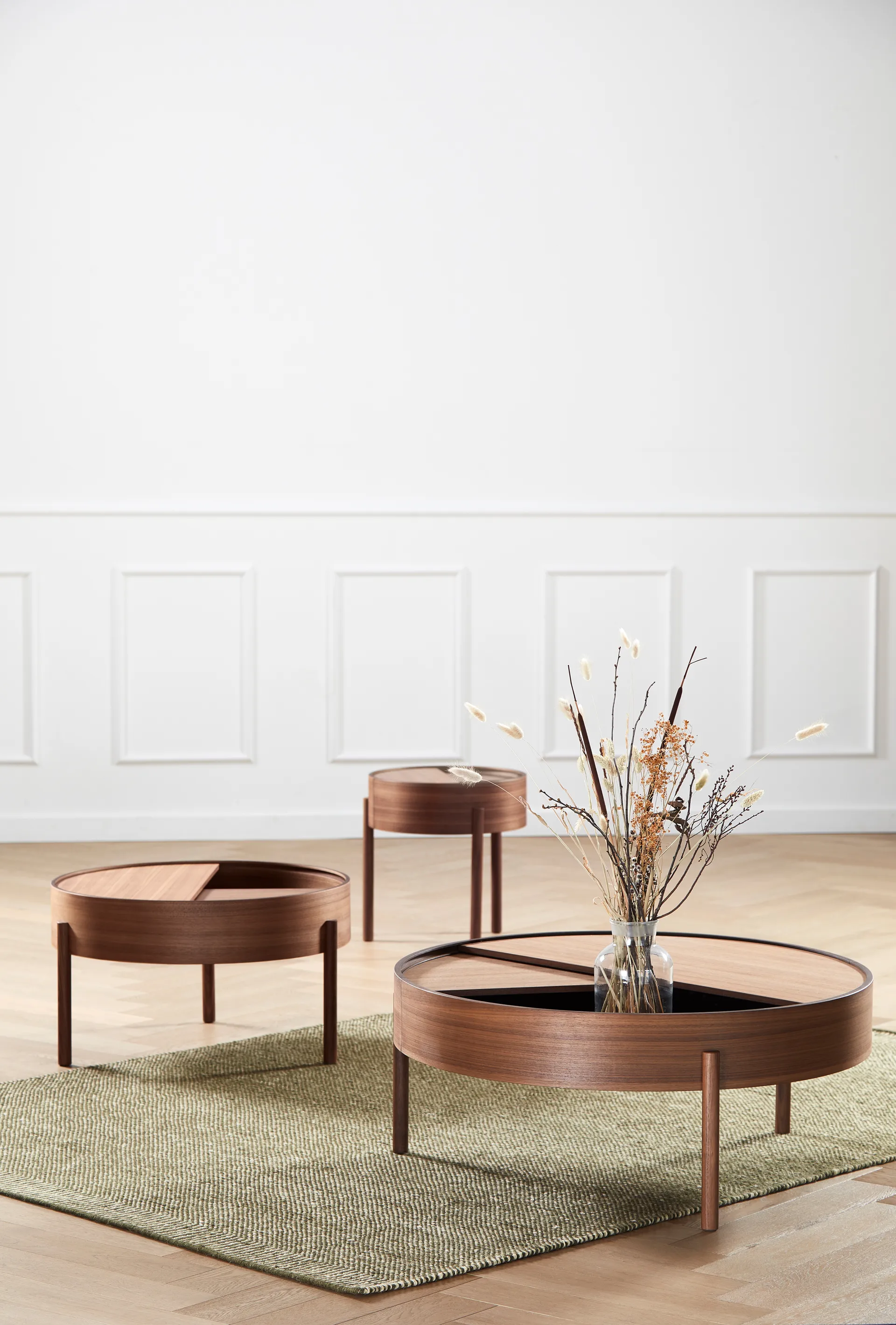 Rombo地毯苔藓绿色, 170x240cm Woud
