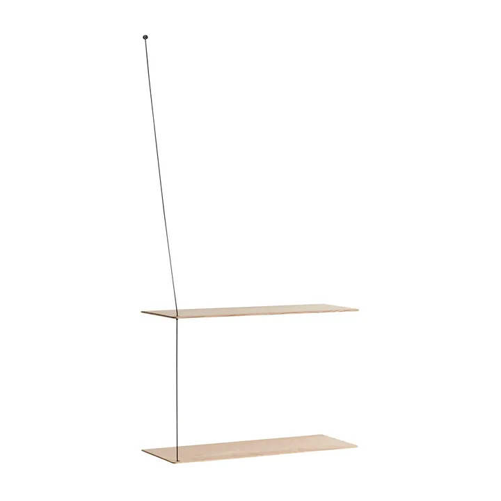 Stedge 置物架60cm - 白色涂漆橡木 - Woud