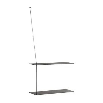 Stedge 置物架60cm - 黑色梣木 - Woud