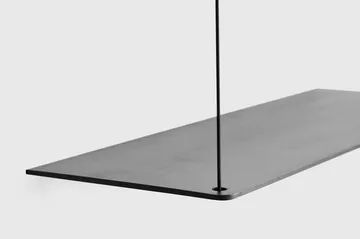 Stedge 墙面搁板80cm - 黑色喷漆箱体 - Woud