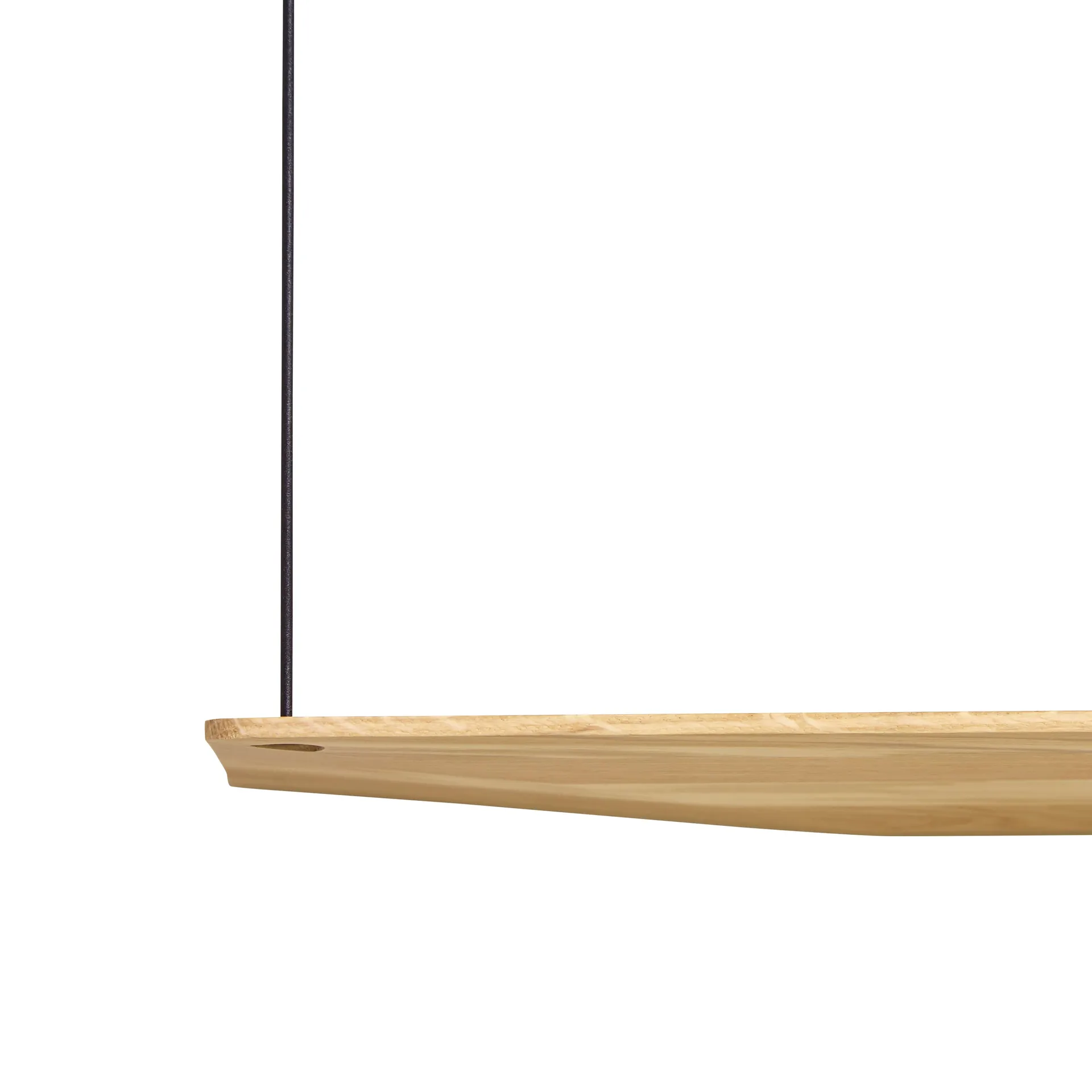 Stedge 墙面搁板80cm, 白色涂漆橡木 Woud