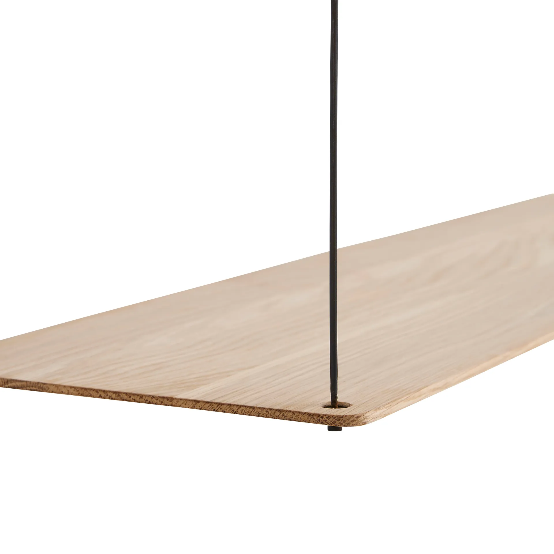 Stedge 墙面搁板80cm, 白色涂漆橡木 Woud