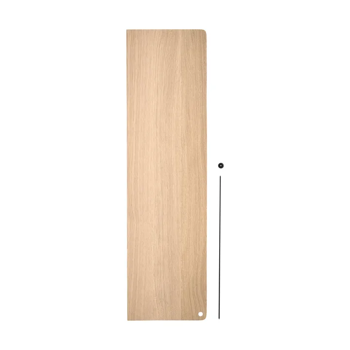 Stedge Add-on 置物架 - 白色染色橡木-黑色，80cm - Woud
