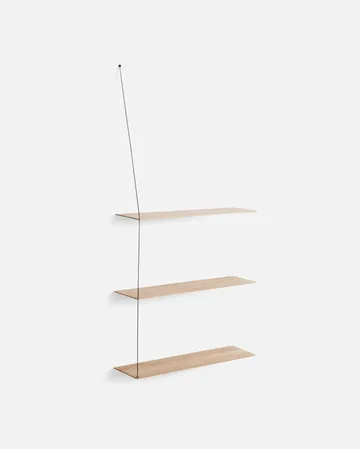 Stedge Add-on 置物架80cm - 白色着色_橡木 - Woud