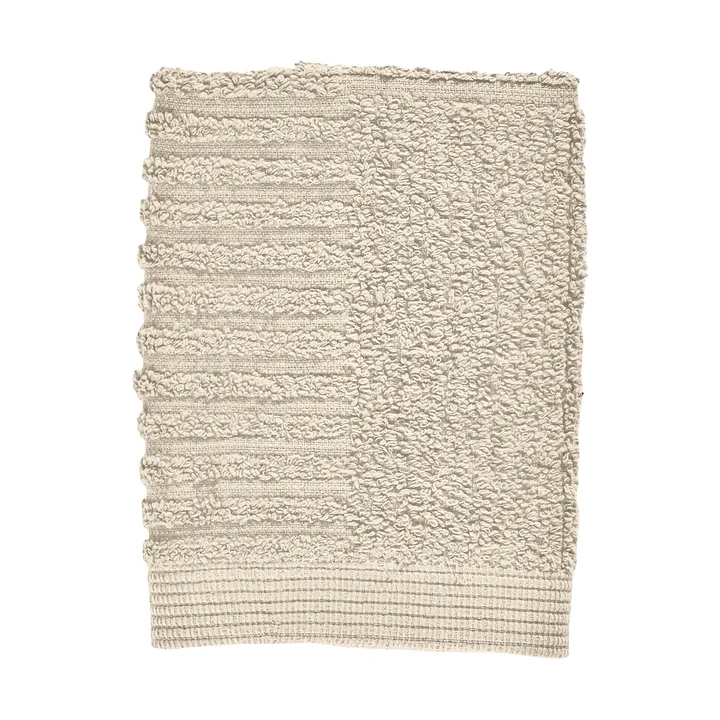 经典洗脸巾30x30cm - 沙色 - Zone Denmark