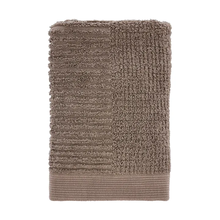 经典毛巾50x70cm - 灰褐色 - Zone Denmark