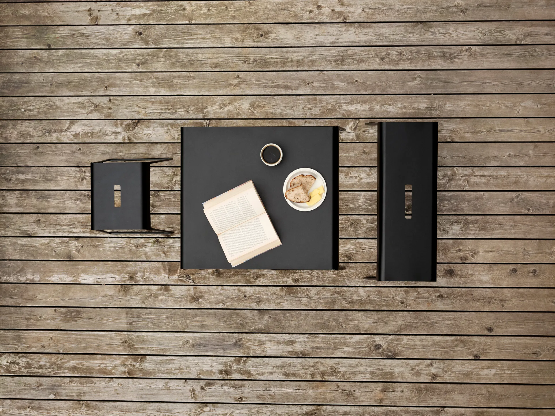 A-café 桌子 outdoor, 黑色 Zone Denmark