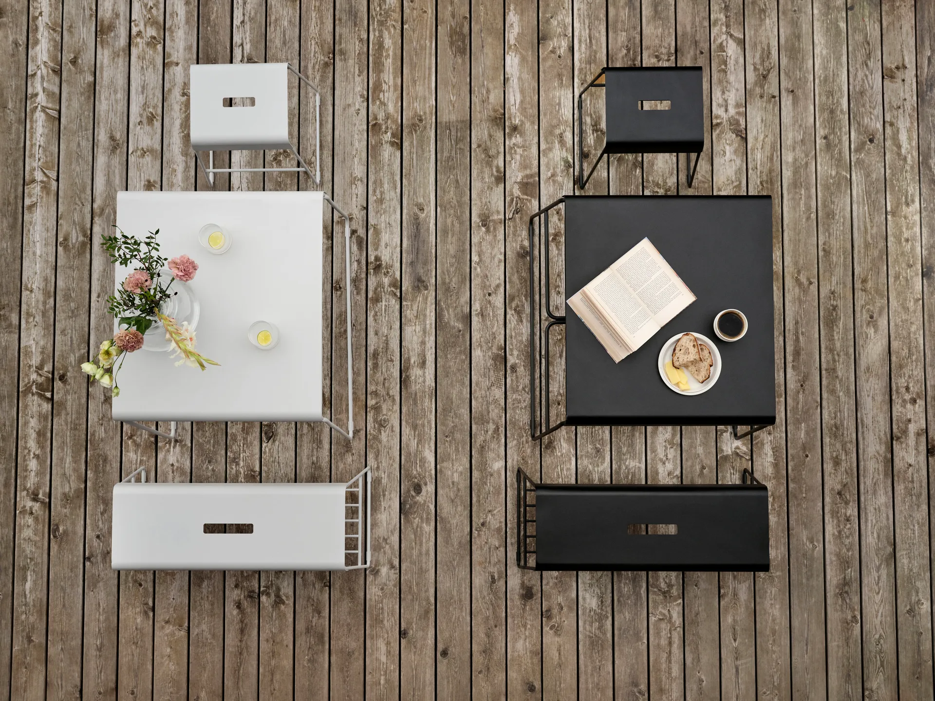 A-café 桌子 outdoor, 黑色 Zone Denmark