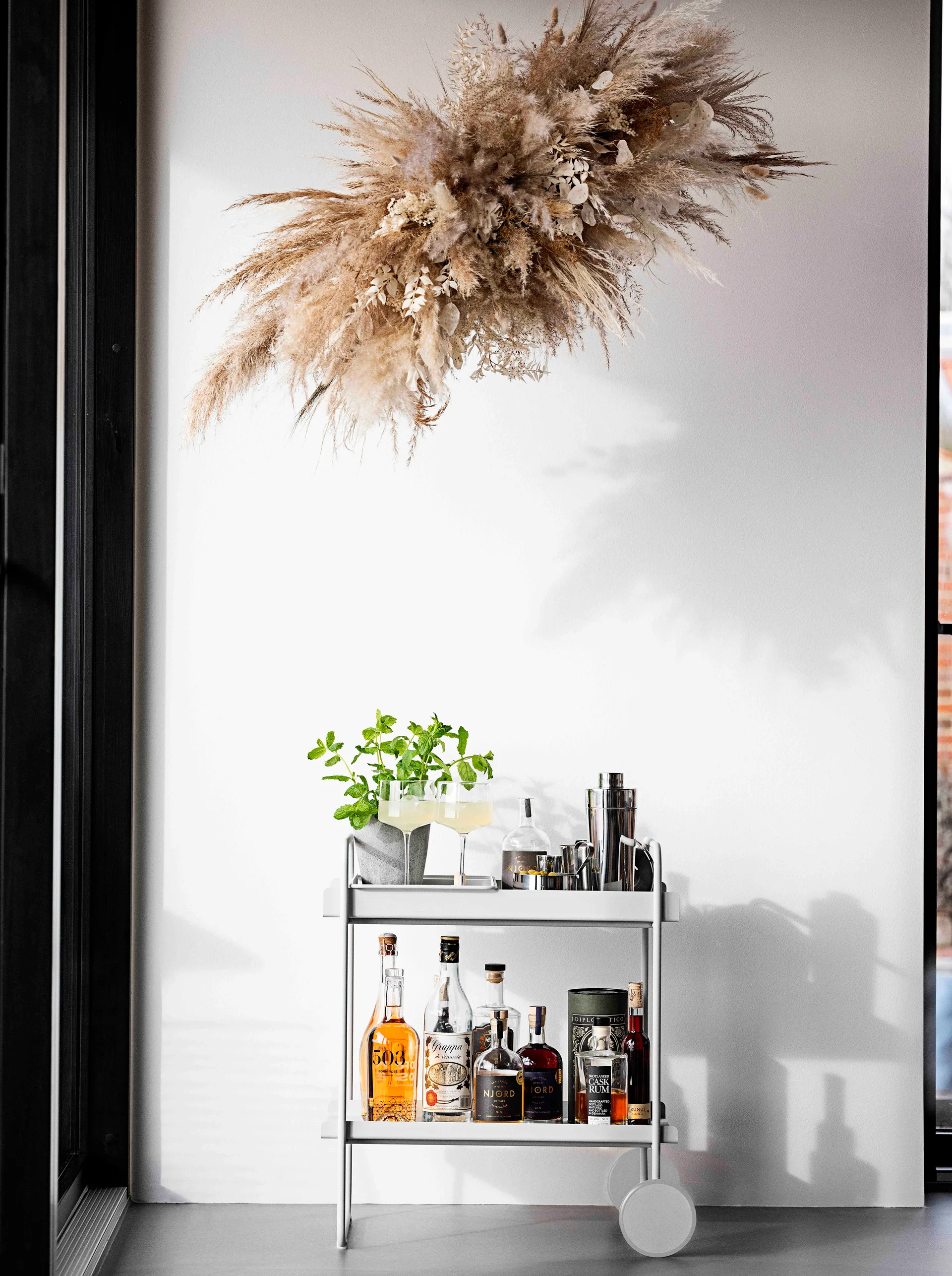 A-Cocktail trolley, Soft 灰色 Zone Denmark