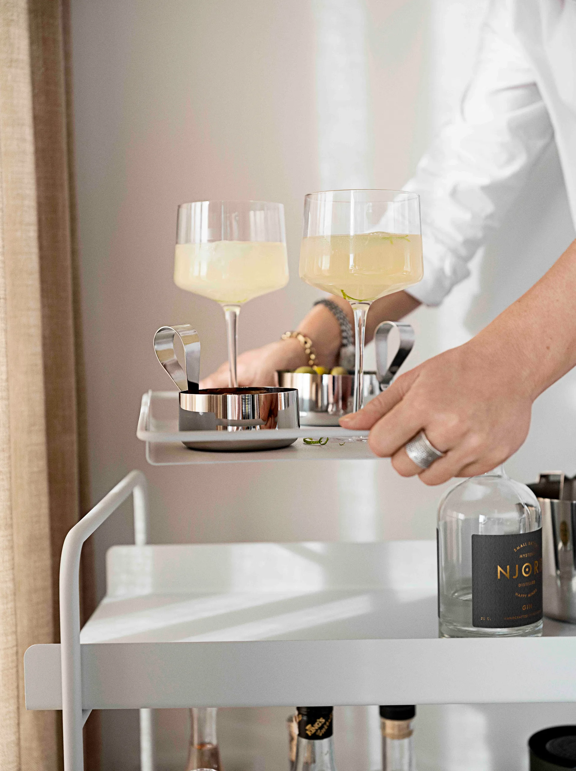 A-Cocktail trolley, 黑色 Zone Denmark